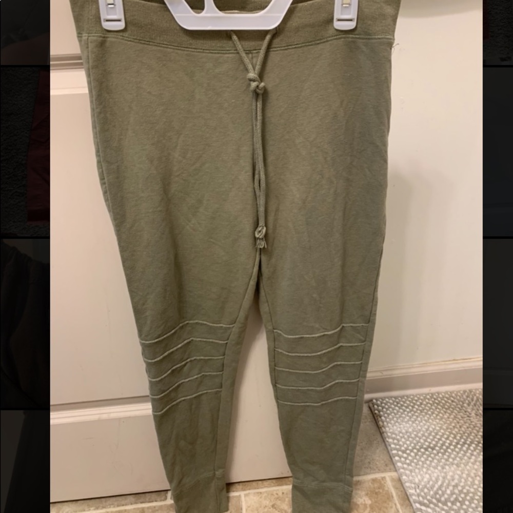 Green Riged Pants